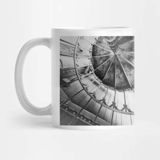 Black and White Spiral Staircases Mug